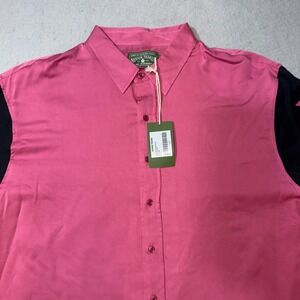 Denim Tears Pink Star Button Up Shirt SS24WS002 Mens XL New With Tags